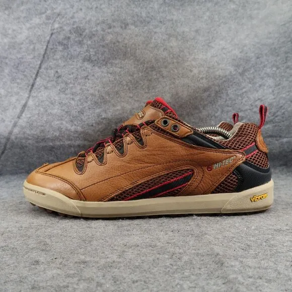 Hi Tec Shoes Mens 9.5 Sneakers Sierra Leather Active Outdoor Vibram Sport Casual