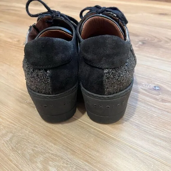 HISPANITAS Sporty Collection Black Sneakers Size 38/7.5