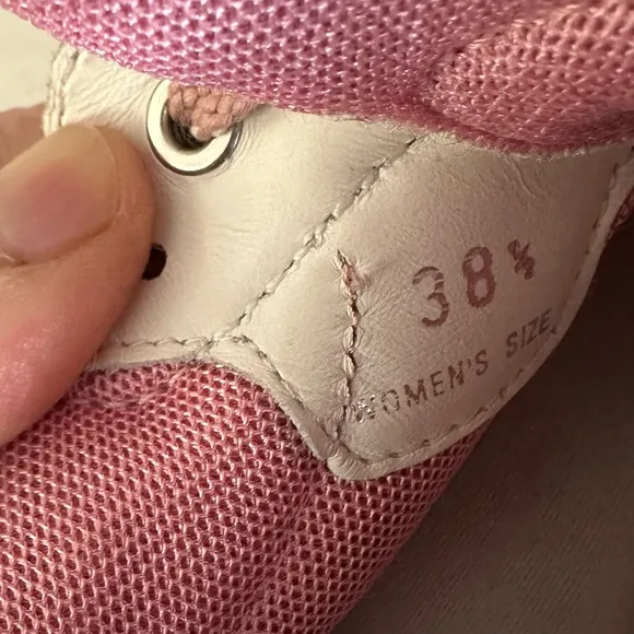 Hogan Chunky Sneakers in Ivory Tan and Pink 38 1/2 (US size 8)