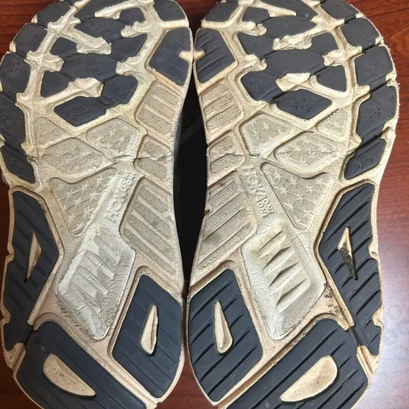 Hoka Athletic Shoes in Light Blue and White