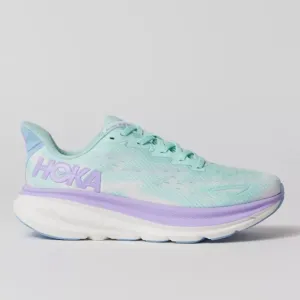 Hoka Clifton 9 Running Sneaker Sunlite Ocean   Lilac Mist Women’s Size 8.5 Wide