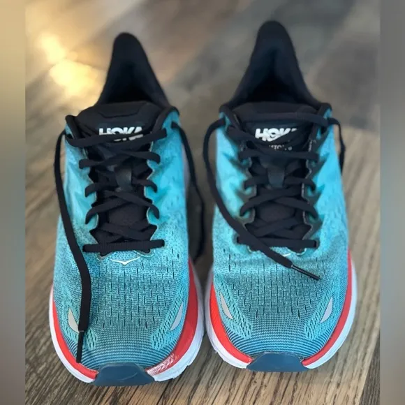 Hoka Men's Running Shoes Clifton 8 - Size: 8.5D 1119393RTAR Sneakers Real Teal