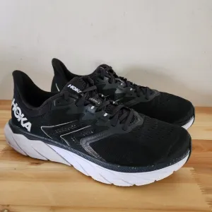 Hoka One One Arahi 5 Running Shoes Black/White Men's 10.5D Sneakers