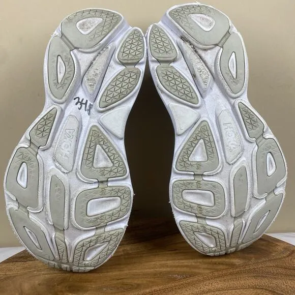 Hoka One One Bondi 8 Harbor Mist Womens Gray Size 9 D Running Shoes NO INSOLES