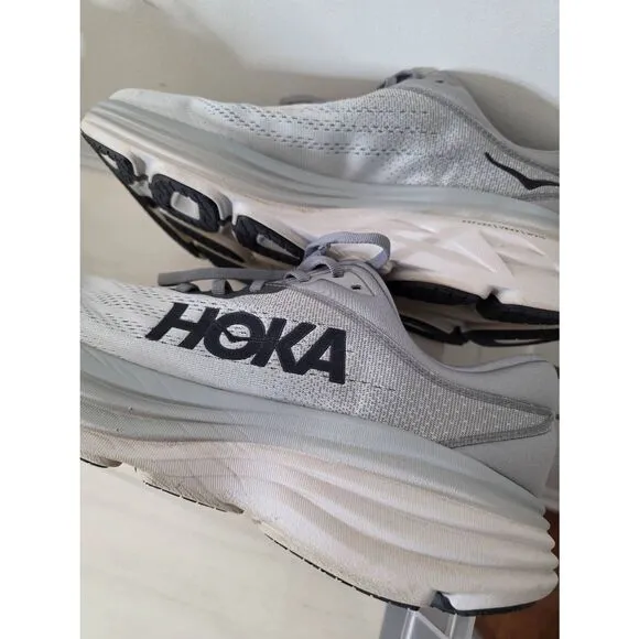 HOKA ONE ONE Bondi 8 Men's Hiking Trail Running Shoes Training Sz 12D