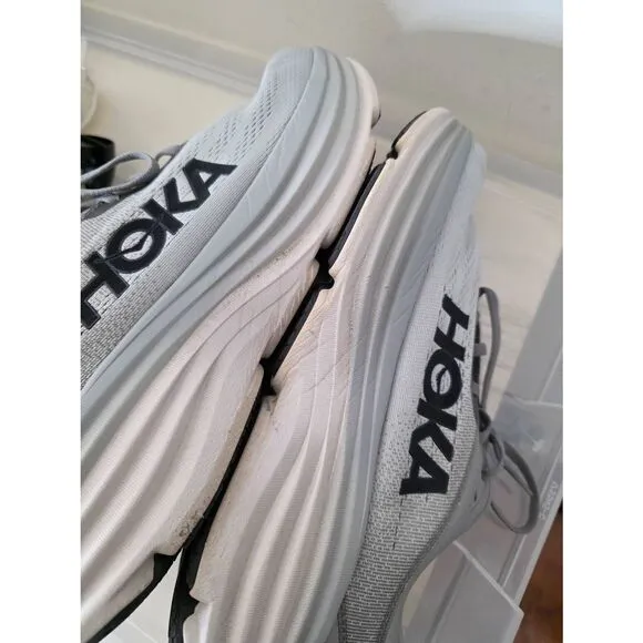 HOKA ONE ONE Bondi 8 Men's Hiking Trail Running Shoes Training Sz 12D