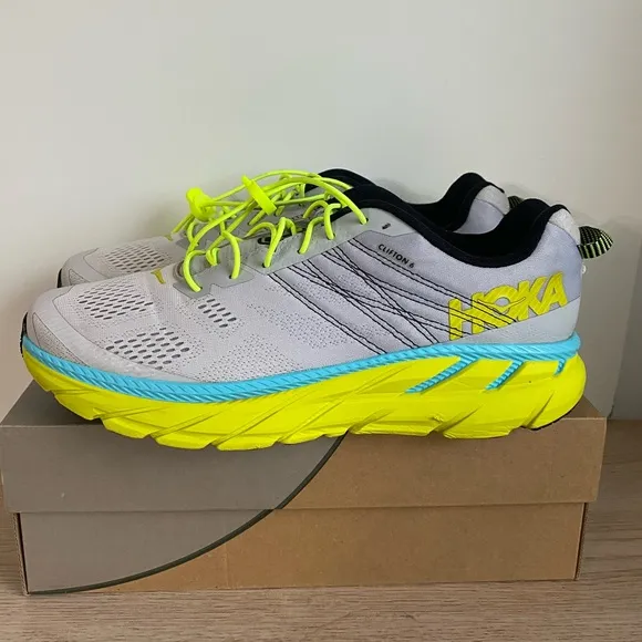 Hoka One One Clifton 6 Men Running Sneakers- SZ 12
