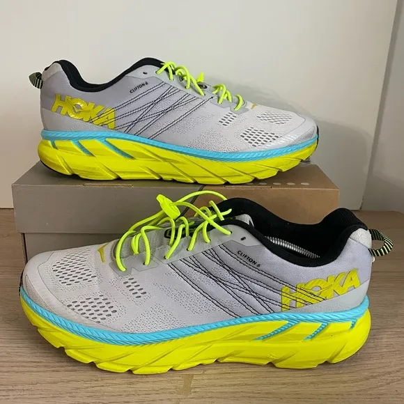 Hoka One One Clifton 6 Men Running Sneakers- SZ 12