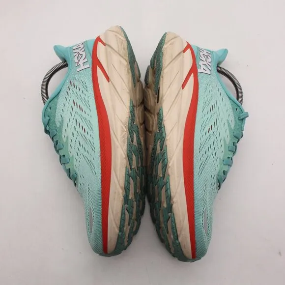 Hoka One One Clifton 8 Women's Size 8.5 B Blue Running Sneakers 1119394 AEBL