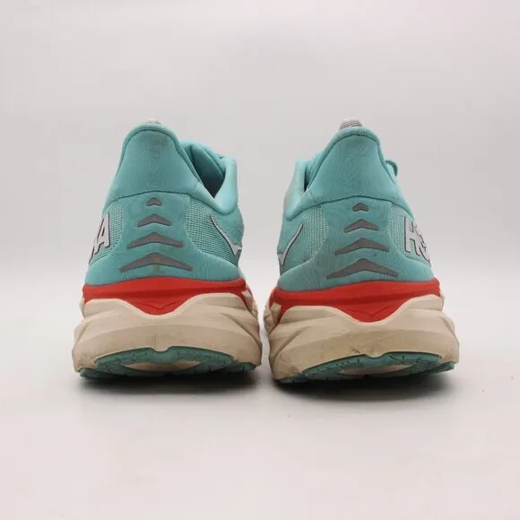 Hoka One One Clifton 8 Women's Size 8.5 B Blue Running Sneakers 1119394 AEBL