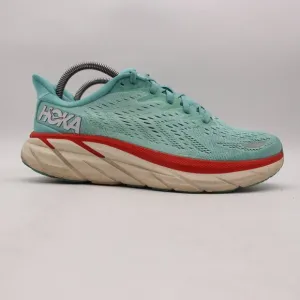 Hoka One One Clifton 8 Women's Size 8.5 B Blue Running Sneakers 1119394 AEBL