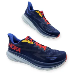 Hoka One One Clifton 9 Bellwether Blue Dazzling Blue Road-Running Sneakers 12.5