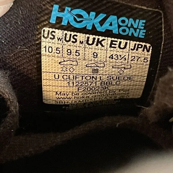 Hoka One One Clifton L Suede Sneakers