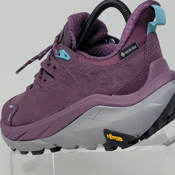 Hoka One One Kaha 2 Low GTX Womens Sz 10 Hiking Shoe Grape Wine 1123191/GWCS New
