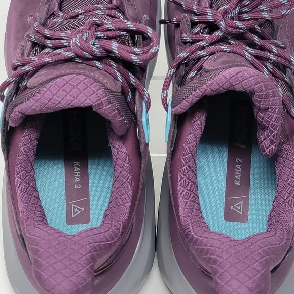 Hoka One One Kaha 2 Low GTX Womens Sz 7 Hiking Shoes Grape Wine 1123191/GWCS New
