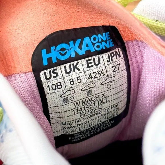 Hoka One One Max X Dusk Illusion Road Running Walking Sneakers Women’s Size 10
