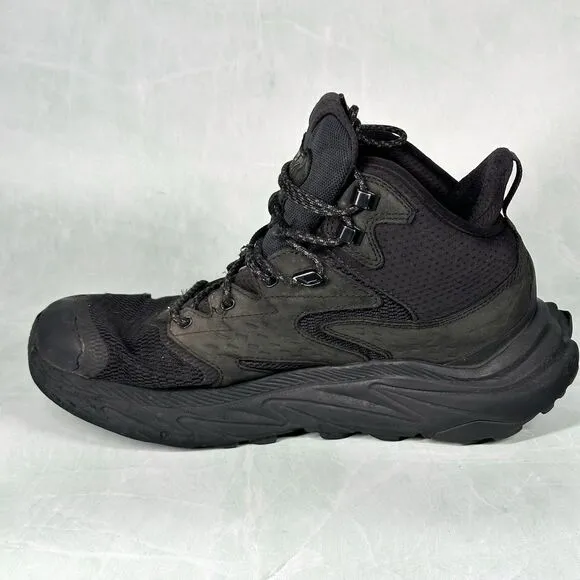 Hoka One One Men’s 9.5 D Anacapa 2 Mid GTX Black Hiking Trail 1141633-BBLC Shoes