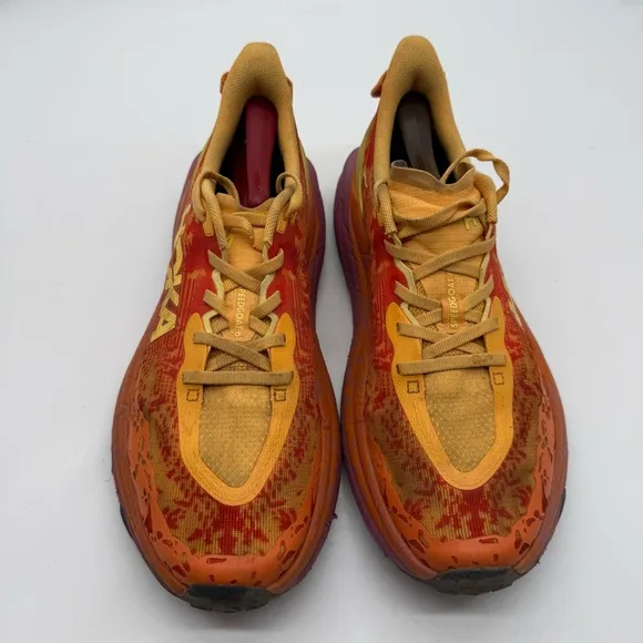 Hoka One One Mens 9.5 Speedgoat 6 Trail Running Shoes Hiking Sneakers Low