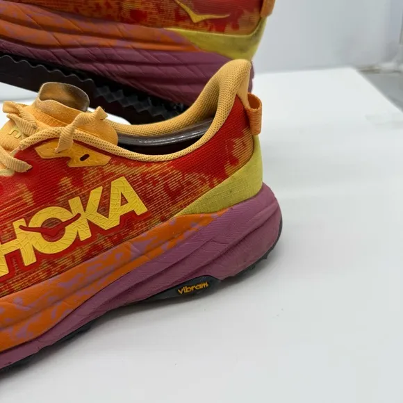Hoka One One Mens 9.5 Speedgoat 6 Trail Running Shoes Hiking Sneakers Low