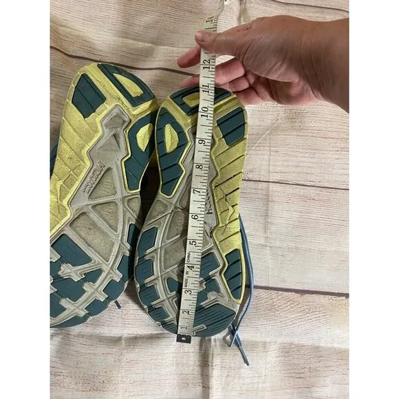 Hoka One One Men's Running Training Sneakers Blue Green - 8
