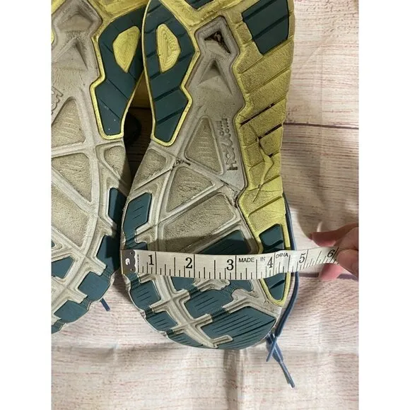 Hoka One One Men's Running Training Sneakers Blue Green - 8