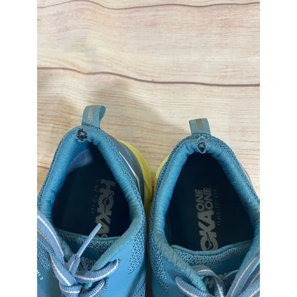 Hoka One One Men's Running Training Sneakers Blue Green - 8