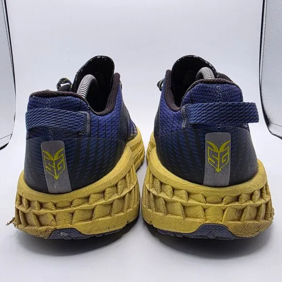 Hoka One One Speedgoat 4 Mens Size 11.5 Blue Athletic Shoes Vibram Soles Casual