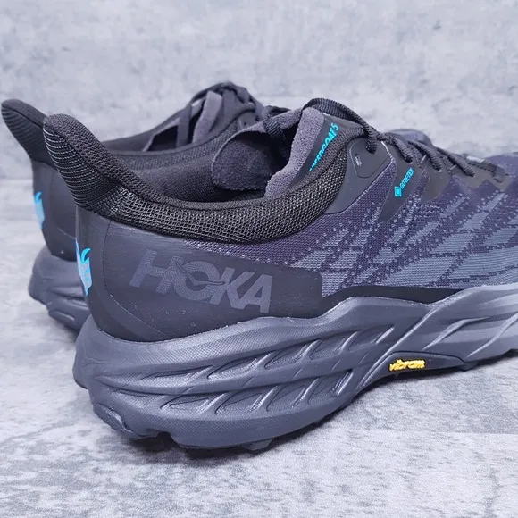 HOKA One One Speedgoat 5 GTX Gore Tex Spike Hiking Running Shoes Mens 11.5 D Nby