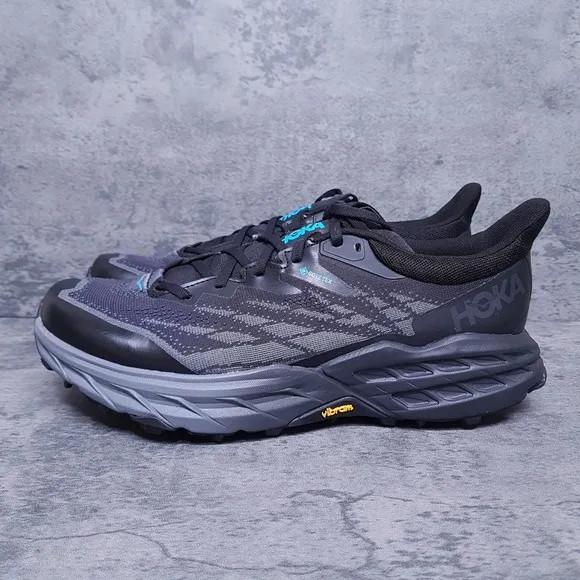 HOKA One One Speedgoat 5 GTX Gore Tex Spike Hiking Running Shoes Mens 11.5 D Nby