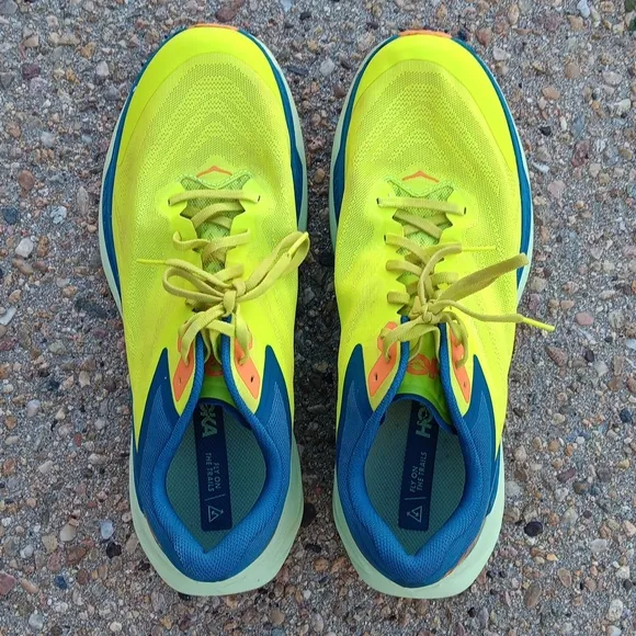 Hoka one one zinal trail athletic sneakers running shoes mens 13