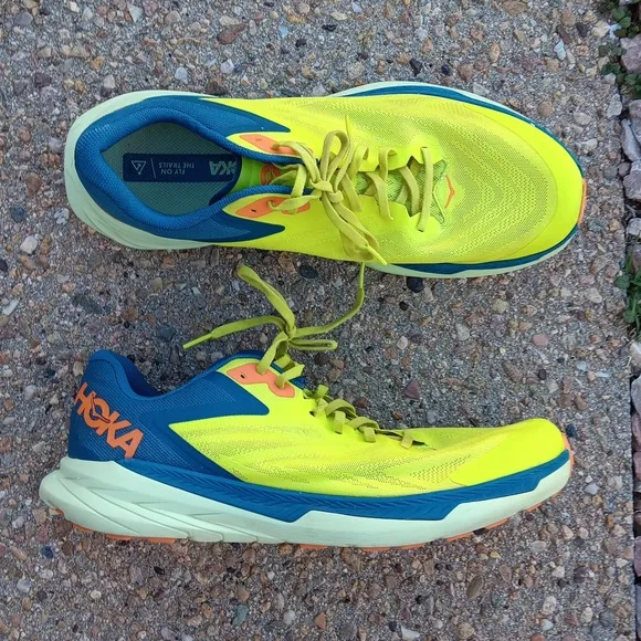Hoka one one zinal trail athletic sneakers running shoes mens 13