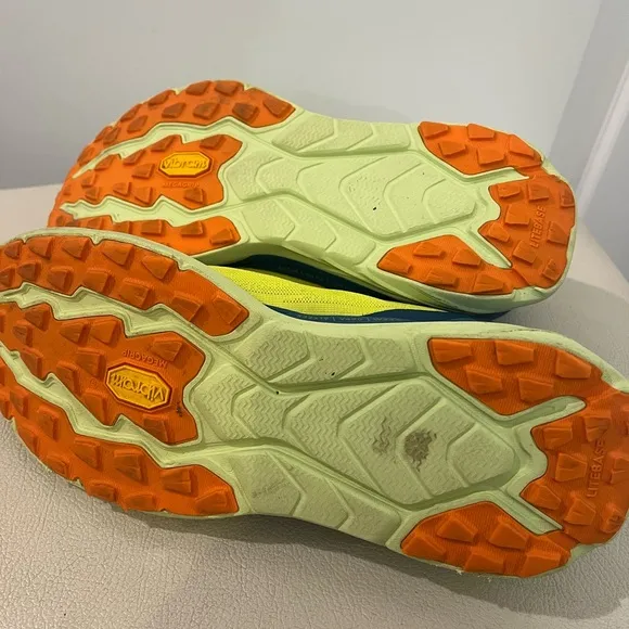 Hoka One One Zinal Vibram Lace Up Running Sneakers Mens Size 7.5