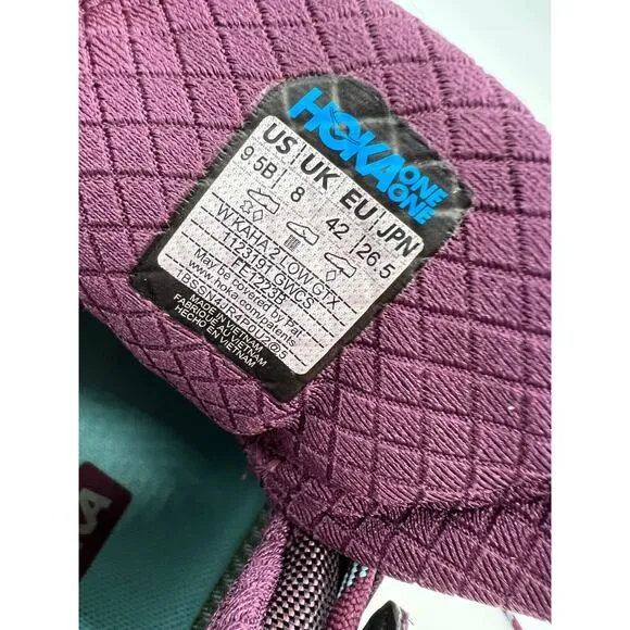 Hoka One Women's Kaha 2 Low GTX Gore-Tex Hiking Shoes Size 9.5B🛒