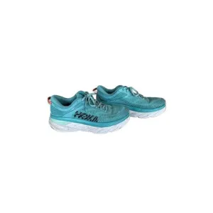 Hoka One Women's Bondi 7 Cushioned Running Sneakers Shoes Blue Size 8