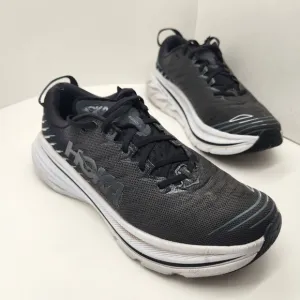 Hoka sneakers men's 11.5D black Bondi X running sport athletic workout comfort
