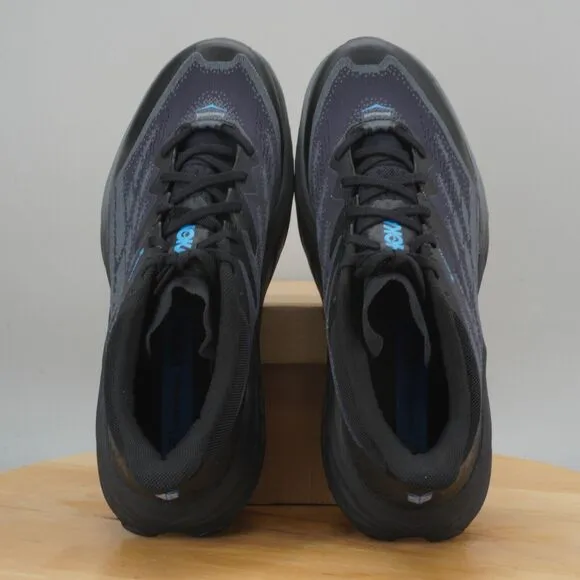 Hoka Speedgoat 5 GTX Spike Mens Size 10 D Shoes Black Hiking Trail Sneakers NEW