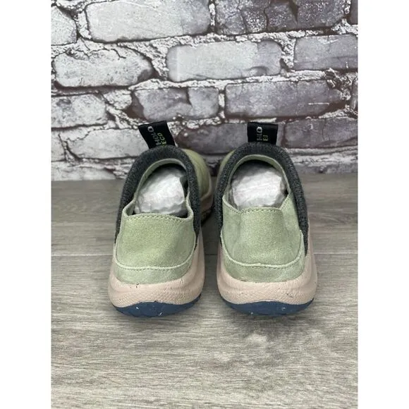 Holo Credimus After Hours Quilted Mint Green Synthetic Hiking Sneakers Women 39