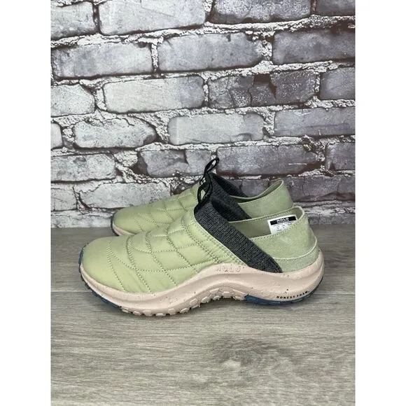 Holo Credimus After Hours Quilted Mint Green Synthetic Hiking Sneakers Women 39