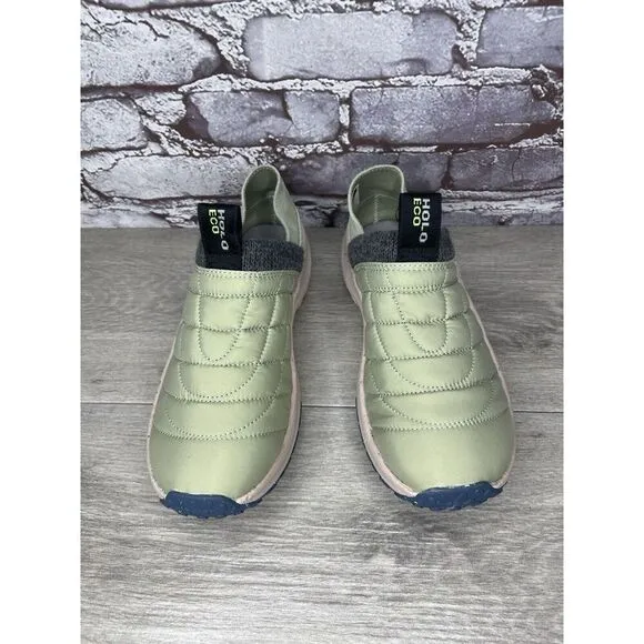 Holo Credimus After Hours Quilted Mint Green Synthetic Hiking Sneakers Women 39