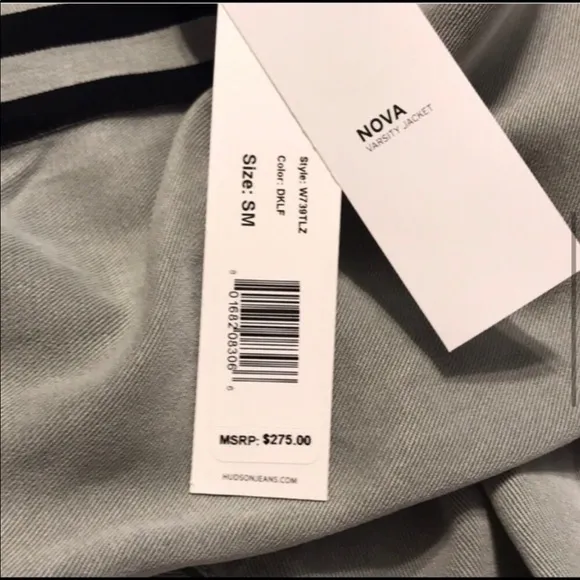 Hudson Nova Varsity Jacket NWOT Size Small