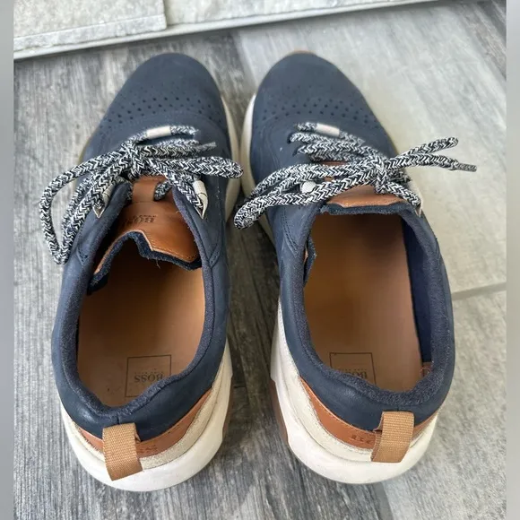 HUGO BOSS Men's Storm Running Navy  Sneakers Size 44