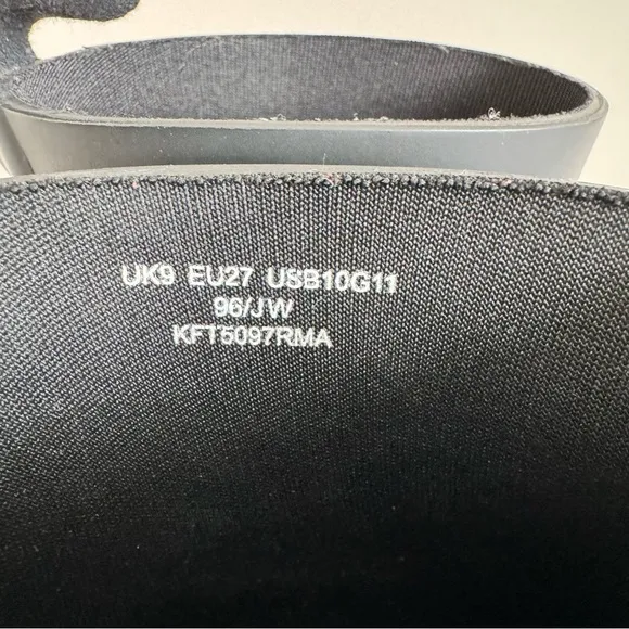 Hunter Play Waterproof Short Boots Big Kid Size 10 Slip-On Black