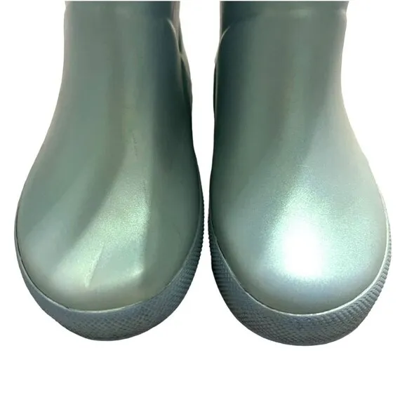 Hunter Sz 7UK / 8US Light Blue Shimmer Rain Boots