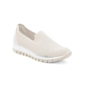 IGI&amp;CO Beige Made In Italy Leather Slip On Comfort Shoes