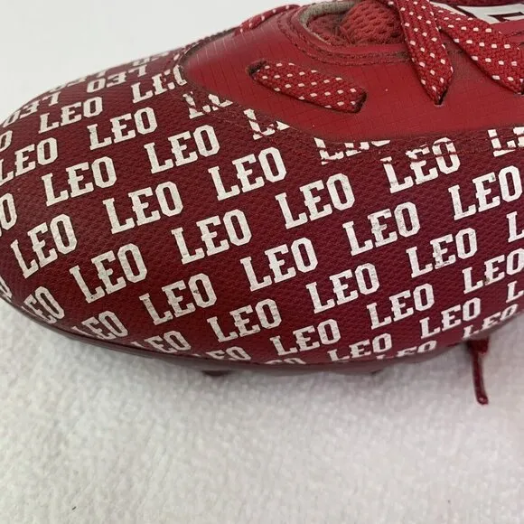 Indiana Hoosiers Game Issued Football Cleats Shoes Adidas Red Size 15 New