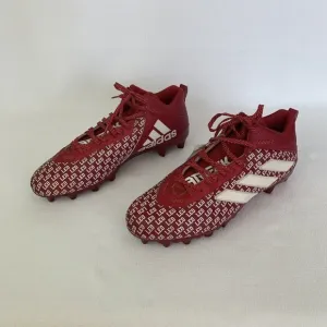 Indiana Hoosiers Game Issued Football Cleats Shoes Adidas Red Size 15 New