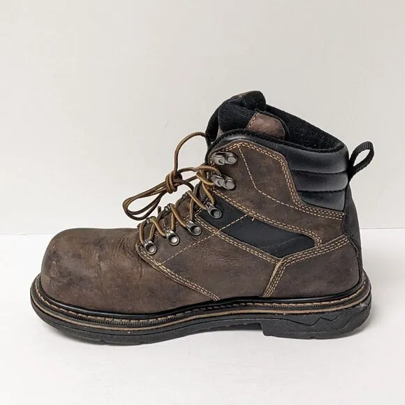 Irish Setter Farmington KT Safety Toe Work Boots, Brown, Men's 7.5 M