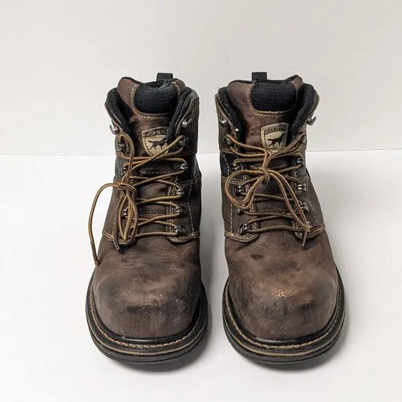 Irish Setter Farmington KT Safety Toe Work Boots, Brown, Men's 7.5 M