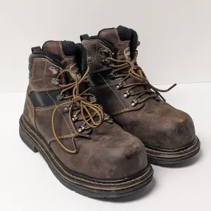 Irish Setter Farmington KT Safety Toe Work Boots, Brown, Men's 7.5 M