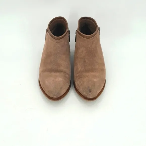 ITALEAU Miralda Ankle Boots Booties Size 9 Suede Water Resistant Made in Italy